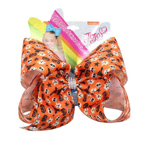 Jumbo Halloween Print Jojo Hair Bows for Girls – cnhairaccessories