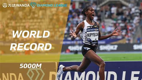 Faith Kipyegon breaks 5000m world record in Paris – Wanda Diamond ...