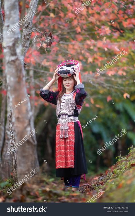 Portrait Asian Girl Lisu Tribe Traditional Stock Photo (Edit Now) 2101195366