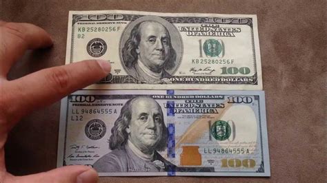 Comparing the new $100 US dollar (Oct 2013) with the old $100 bill ...