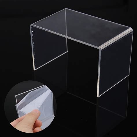 Clear Acrylic Risers Shelf Showcase Jewelry Makeup Products Display 3 ...