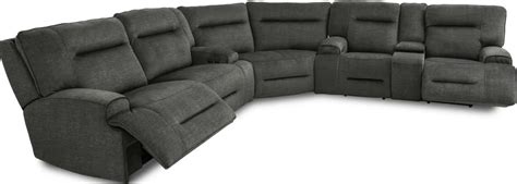 Cheers by Man Wah Power Reclining Sectional with Power Headrest