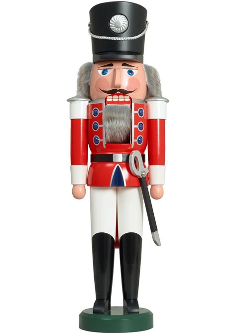 German nutcracker hussar red, height 50 cm / 20 inch, original ...