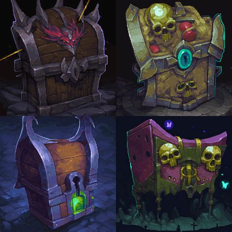 Chests : r/PixelArt