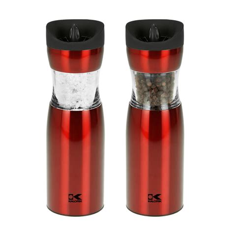 Kalorik Gravity Salt and Pepper Grinder Set - Walmart.com