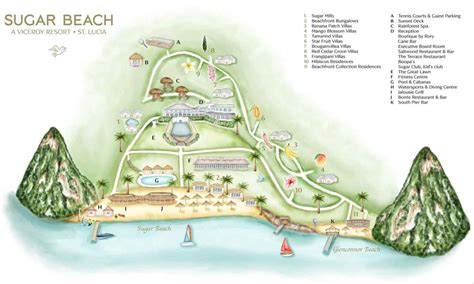 Resort Map | Sugar Beach, A Viceroy Resort