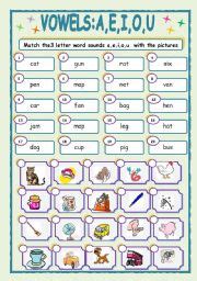 AEIOU - ESL worksheet by jhansi