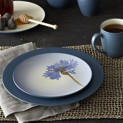 Noritake Colorwave Blue Rim 16-Piece Set | Noritake, Plates, Dinnerware