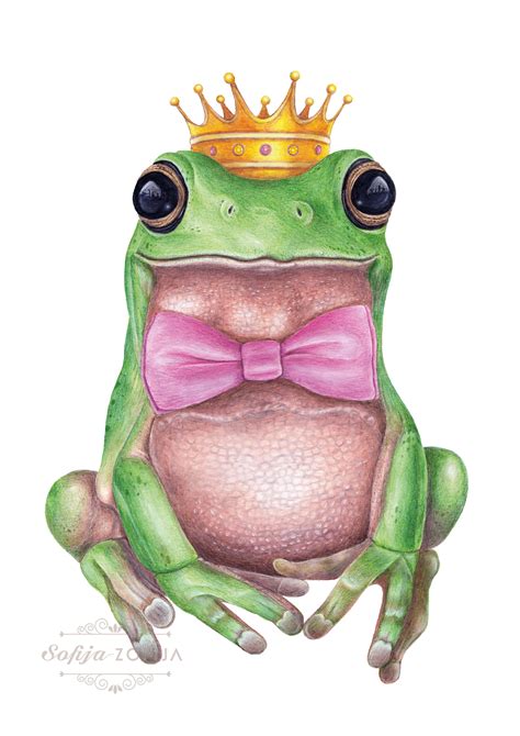 Frog Prince Print - Nursery Wall Art Frog Print Printable Nursery Decor ...