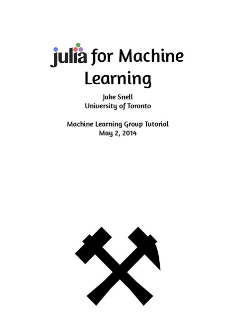 Julia Tutorial | PDF | Computer Programming | Software Engineering