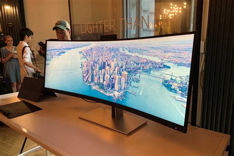 HP S430c 43.4-inch Curved Ultrawide monitor: This eye-popping 4K display controls two PCs at ...