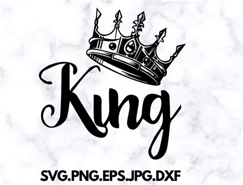 King SVG, Queen SVG King Crown, Queen Crown, Svg Design, Svg Png Dxf ...