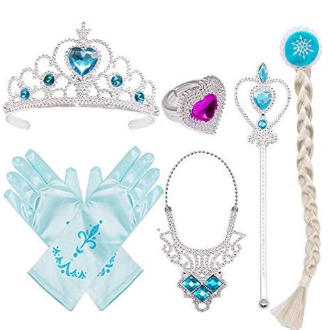 Princess Dress Up Costume Accessories Elsa Set For Princess cosplay ...