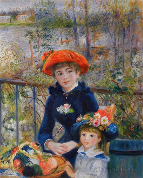 Renoir Two Sisters On The Terrace