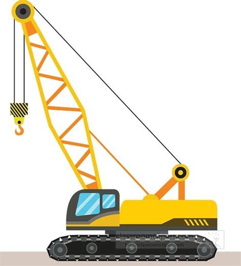 Construction Clipart-hydraulic crawler cranes construction and ...