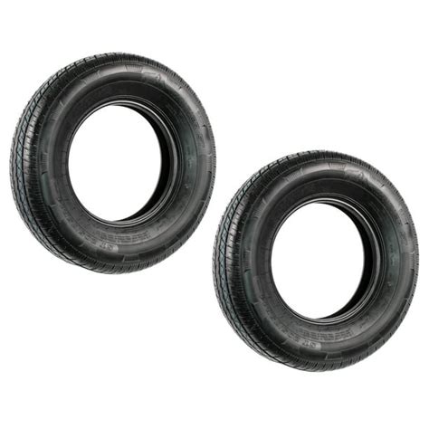 2-Pack Radial Trailer Tires ST205/75R15 ST 205/75 R 15 in. Load Range C ...