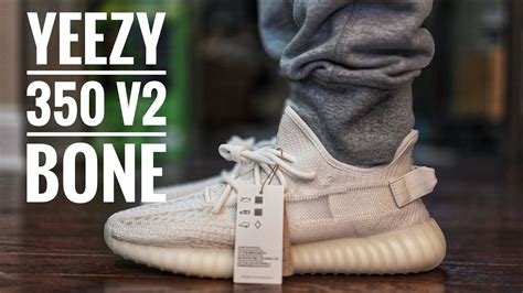 YEEZY 350 V2 "BONE" REVIEW & ON FEET! - YouTube