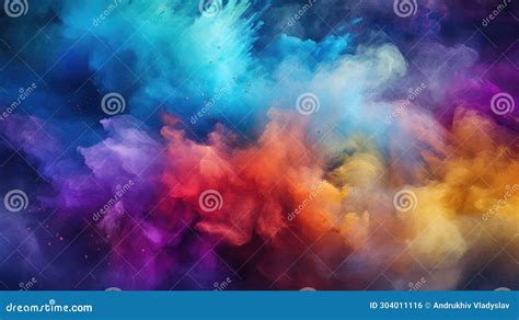 Colorful Dust Background, Abstract Illustration Stock Illustration ...