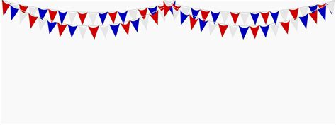 Bunting Hanging Red White Blue Flags Triangles Banner Background. USA, United State of America ...