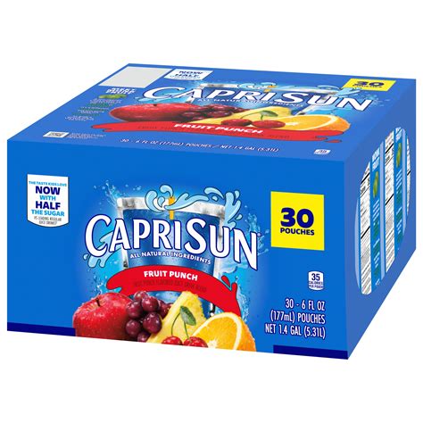 Buy Capri Sun® Fruit Punch Juice Drink Blend, 30 ct Box, 6 fl oz Pouches Online at desertcart UAE