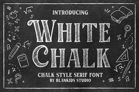 White Chalk Font | dafont.com