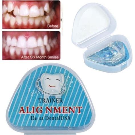 Gouttière d’Alignement Dentaire en Silicone Orthodontie - Correcteur de ...