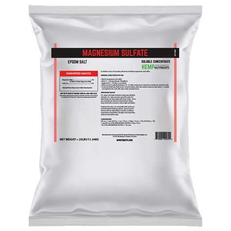 Magnesium Sulfate (25 lb bag) | Hybrid Performance Nutrients