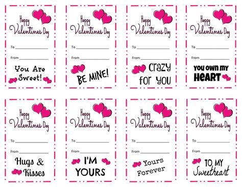 Free Printable Valentines - Inspirational Momma