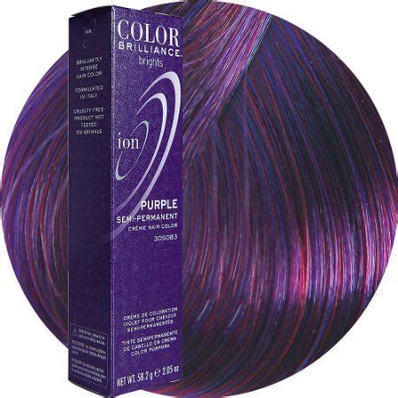 Ion Color Brilliance Brights Semi-Permanent Purple Hair Color | pinned ...