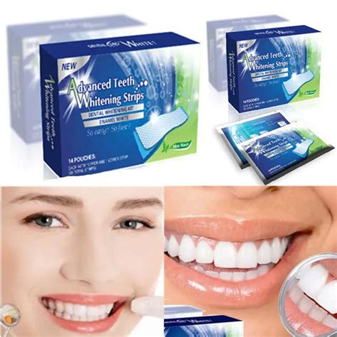 Professional Unisex Teeth Whitening Strips Tooth Bleaching Whiter ...