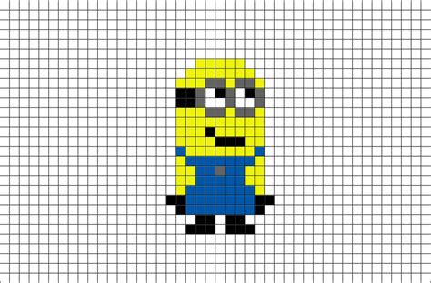 Minion Pixel Art | Pixel art, Image pixel art, Minion pixel art