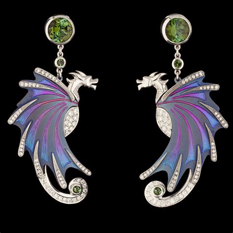 Dragon Earrings | Virtuti Fine Jewellery