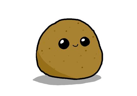 Potato Drawing By ThePineappleGuild | Potato drawing, Cute potato, Cute doodles