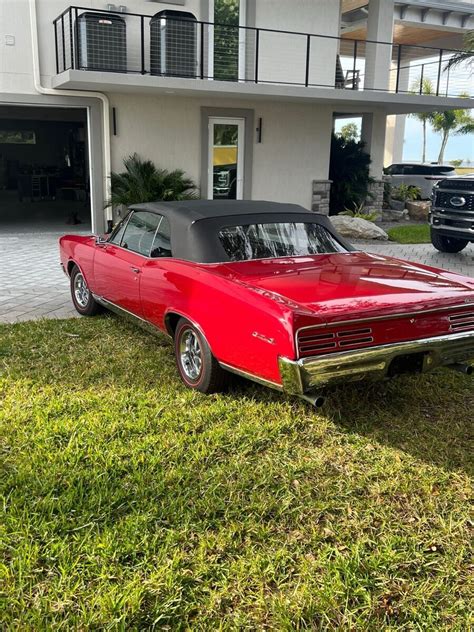 1967 Pontiac GTO Convertible Red RWD Automatic for sale