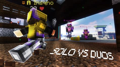 SOLO vs DUOS en BEDWARS *Gano un 6vs1* - YouTube