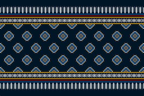 Abstract ethnic pattern traditional. Geometric pattern in tribal. Border decoration. Design for ...