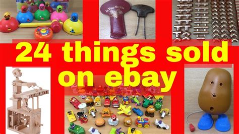 What sells on ebay? - 24 items I sold on ebay UK - YouTube