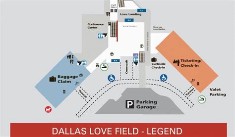 Dallas Love Field Terminal Map - Maping Resources