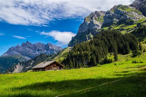 Premium Photo | Swiss alps landscape