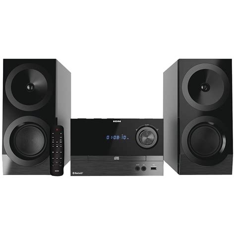 ION IAS01 Compact Bluetooth Shelf Hi-Fi FM Stereo System with CD Player ...