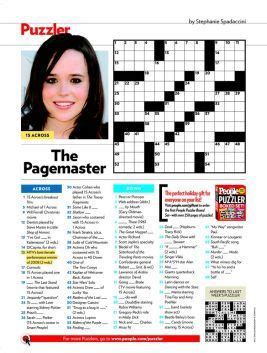 People Magazine Crosswords