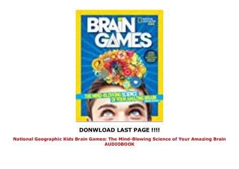 National Geographic Kids Brain Games: The Mind-Blowing Science of You…