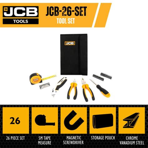 JCB 26 Piece Hand Tool Set · DTW Tools & Machinery