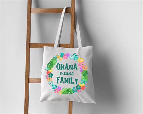 Ohana Means Family Wall Art Ohana Stitch Inspired Home Decor - Etsy