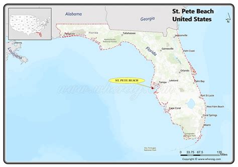 Where is St. Pete Beach, Florida - Location Map, Travel Info, Facts