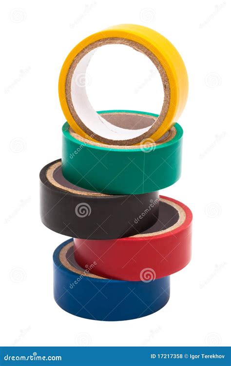 Colored electrical tape stock photo. Image of insulation - 17217358