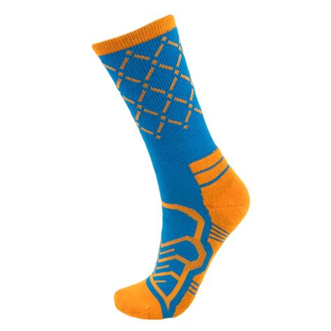 Medium Basketball Compression Socks, Blue/Orange - Walmart.com ...