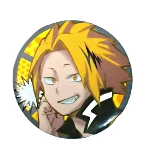 MY HERO ACADEMIA Denki Kaminari Chargebolt Mini Metal Tin Cans Badge $7.99 - PicClick