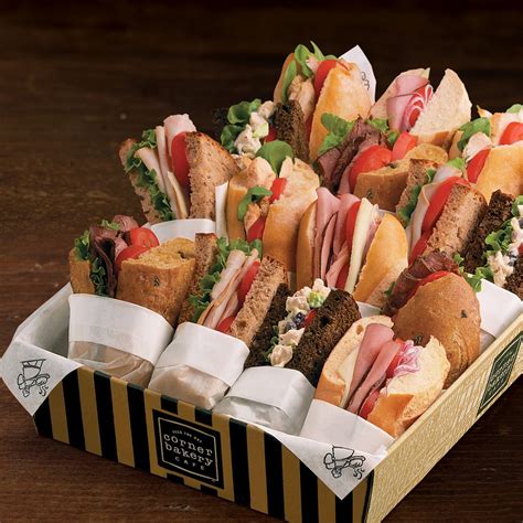 lunch sandwich platter/box | Catering food, Cafe food, Food platters