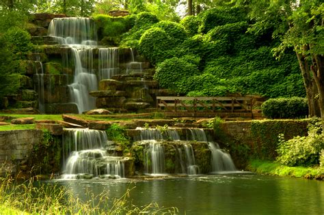 Foto profissional gratuita de cachoeira natureza paisagem primavera verde